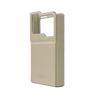 MiDi HiBy海贝 适用于R4 EVA R4官方保护套PU材质皮套防刮海贝保护套防摔套米色