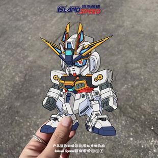 机动战士高达汽车贴纸闪光高达赛车电车摩托车挡风玻璃装 饰贴花