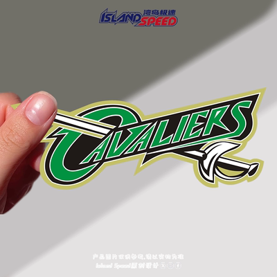 Cleveland Cavaliers汽车贴纸圣剑装饰后备箱挡风玻璃贴花