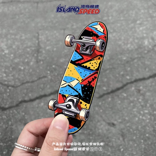 滑板涂鸦汽车贴纸装 饰赛车摩托车后窗后尾门三角窗挡风玻璃贴花