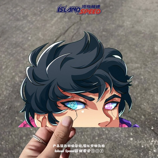 赛博朋克2077汽车贴纸朱迪阿尔瓦雷兹炫酷装 饰车窗贴花