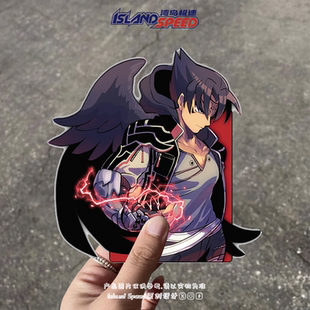铁拳汽车贴纸风间仁恶魔基因动漫角色电脑主机桌面装 饰贴花