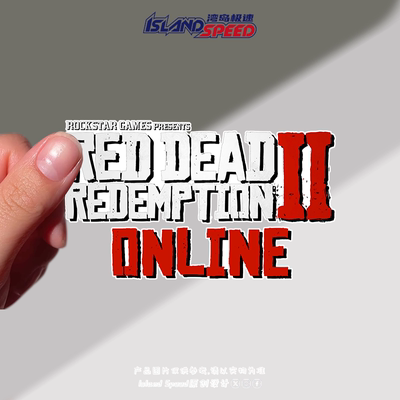 荒野大镖客：救赎2汽车贴纸游戏周边赛车摩托车头盔电车装饰贴