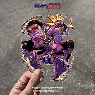 饰贴纸 克雷本萨姆动漫角色头盔赛车跑车装 海贼王贴画Mr.2