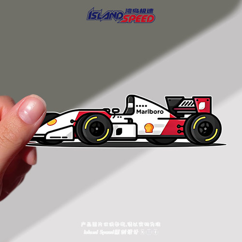Marlboro汽车贴纸F1一级方程式赛车卓面平板电脑装饰贴