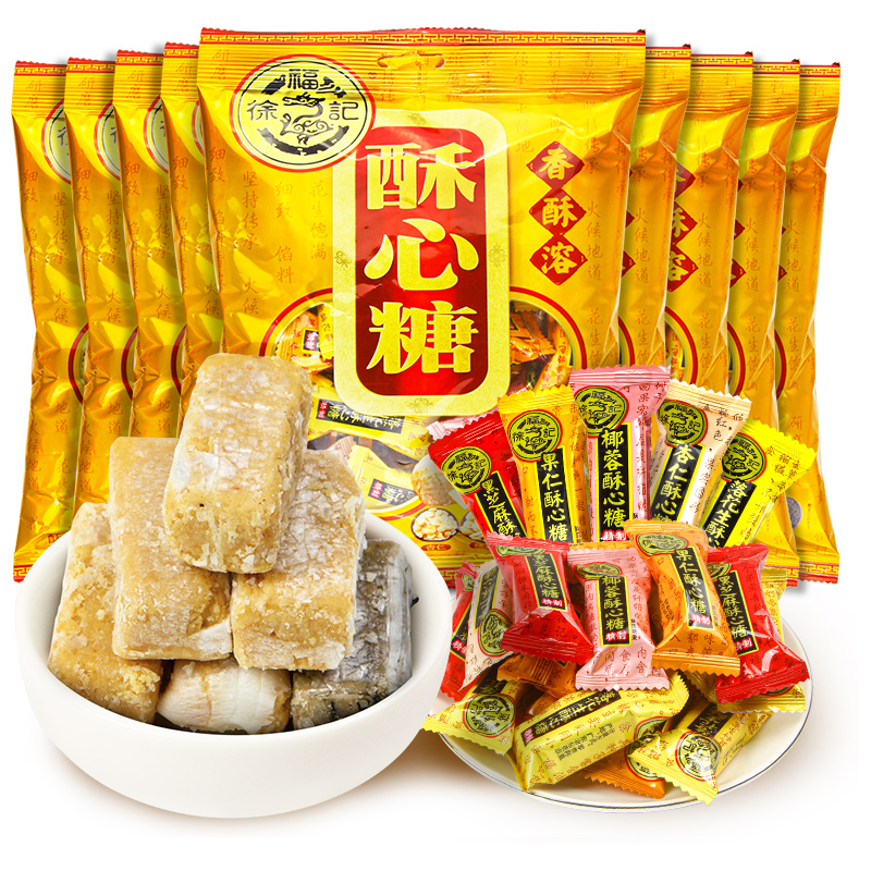 徐福记酥心糖混合口味318g新年休闲年货礼包散装零食在类目 零食/坚果/特产, 糖果零食/果冻/布丁, 糖果中 - 来自Buy2taobao.com提供专业的淘宝代购服务