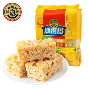 徐福记沙琪玛鸡蛋芝麻味糕点160g*2营养早餐零食小吃点心萨其马