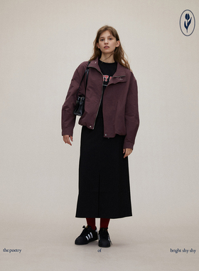 shyshy“廓形感夹克”两色金属飞机扣运动户外抗风休闲夹克外套