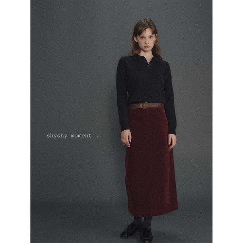 shyshy安哥拉红麂皮半身裙