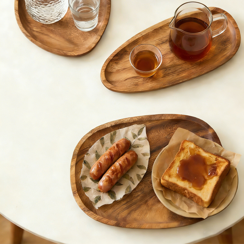 天然木质不规则餐用托盘家用早餐下午茶甜点盘子茶具托盘耐用实用,餐饮具,餐用托盘,淘宝优惠券,粉丝福利购,淘宝优惠卷