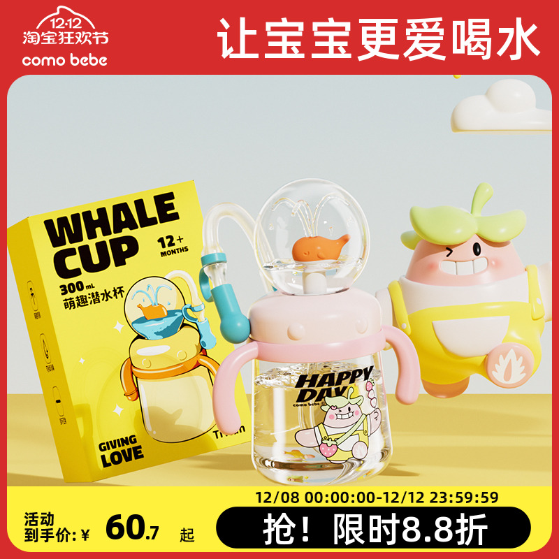 可萌贝比Tritan萌趣儿童水杯