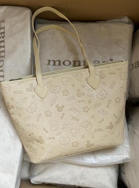 限量二十三个！公司单撤柜！经典印花大容量单肩托特包通勤水桶包