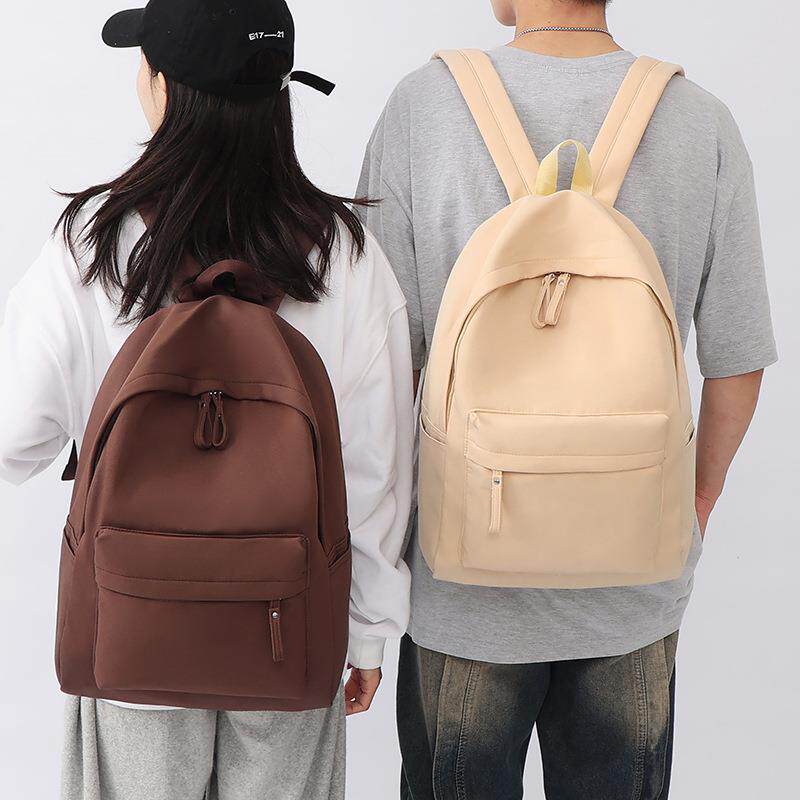 男女时尚包包学生党新款书包大学生双肩包百搭简约高中生书包大学