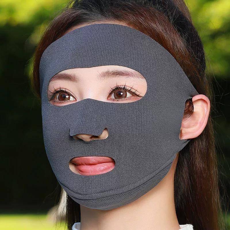 户外运动防寒保暖口罩跑步专用防风护脸面罩露嘴鼻透气防晒脸基尼