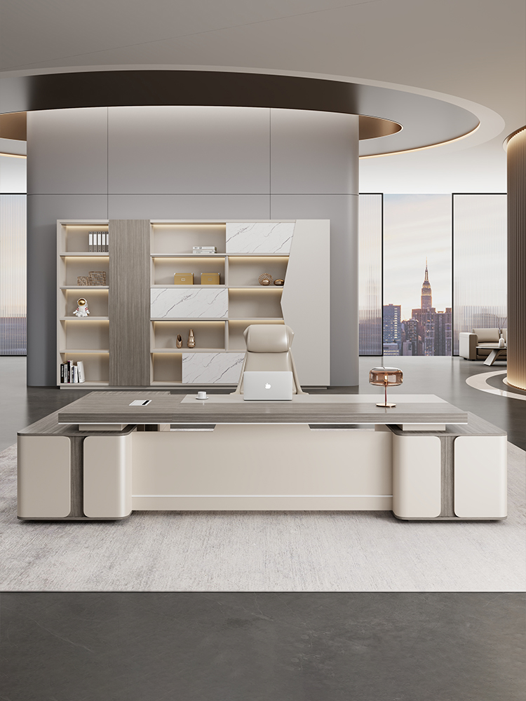 老板办公桌高档总裁桌椅组合简约现代领导办公室简易经理大班台