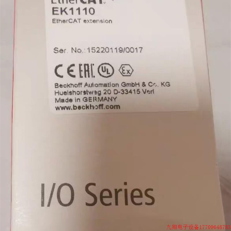 拍前询价:倍福全新模块EK1110全新 型号齐全欢迎询价!