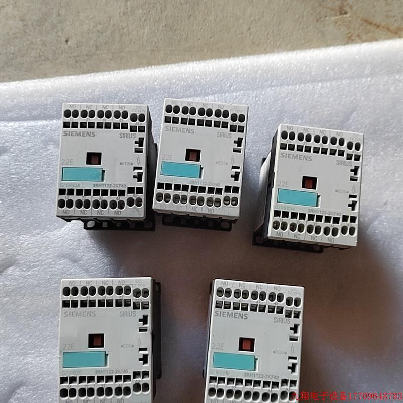 拍前询价:中间继电器3RH1122一2kF40,2开2闭,DC7