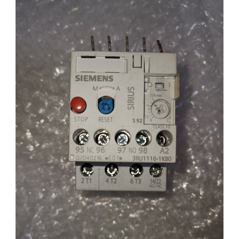 拍前询价：SIEMENS热继电器过载马达保护器3RU1116-1全新原装拍前