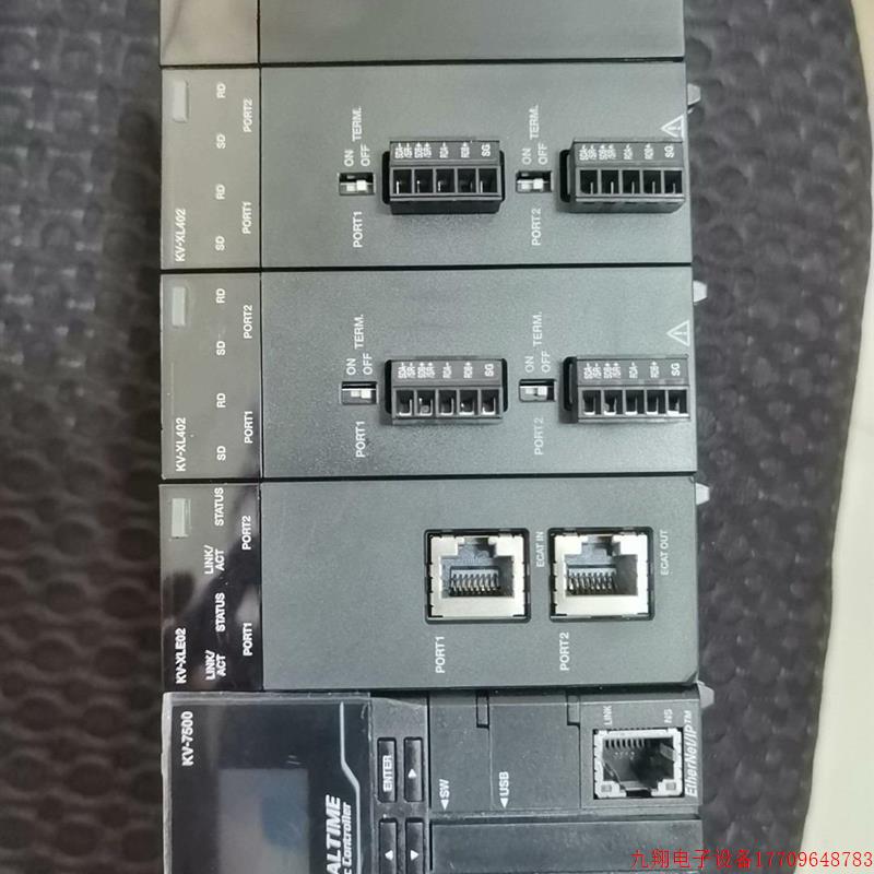 拍前询价:基恩士KV-7500/KV-XLE02/402拆机二手,成色