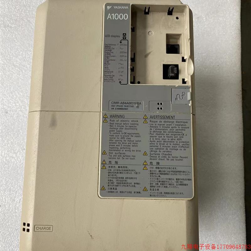 拍前询价:A1000系列安川变频器CIMR-AB4A0038FBA 1