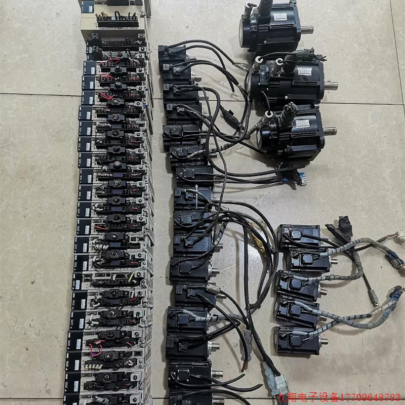 拍前询价:拆机安川驱动和马达200W,400W,1.5KW