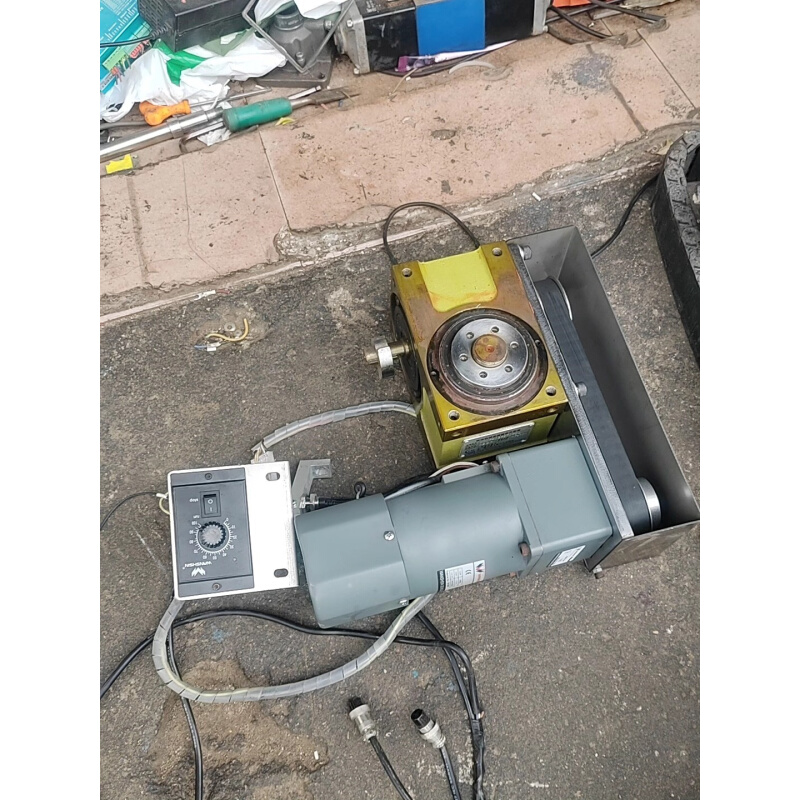 拍前询价：[议价]拆机的一套60DF凸轮分割器，4工位的，使用的很