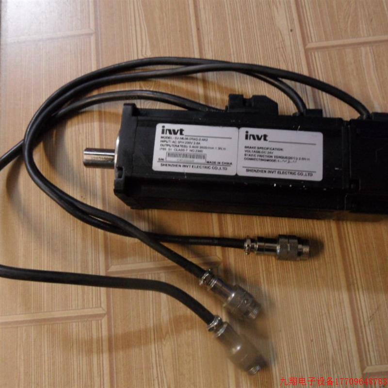 拍前询价:英威腾伺服电机SV-ML06-0R4G-2-4A2 400W 带