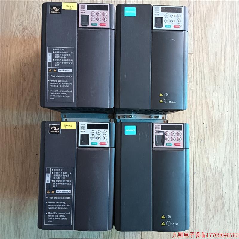 拍前询价:(议价)剪线拆机汇川变频器MD310T3.7B 3.7kw 三相