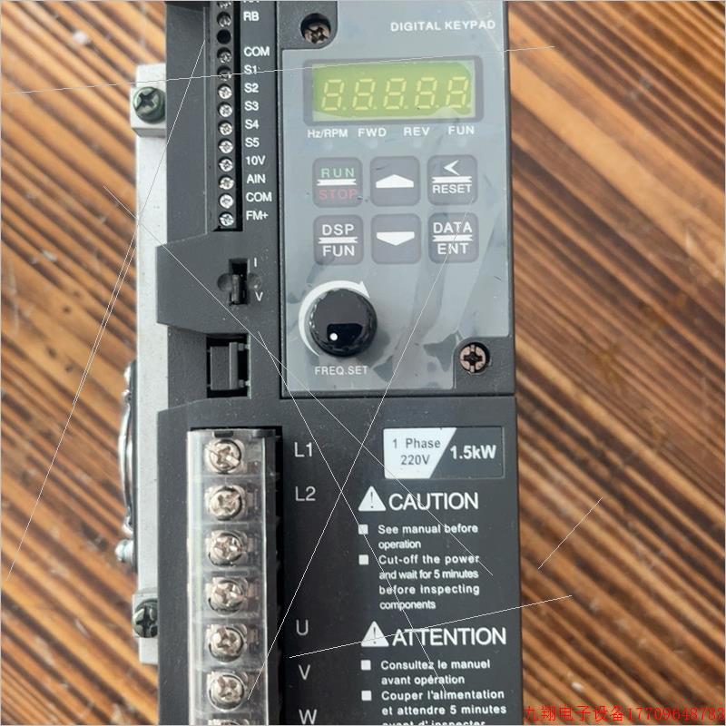 拍前询价:(议价)东元变频器,型号:S310-202-H1D,实物图片,可充新