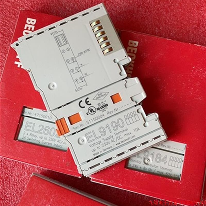 拍前询价:原装 正品  德国倍福BECKHOFF模块EL9190  EL2602  EL9