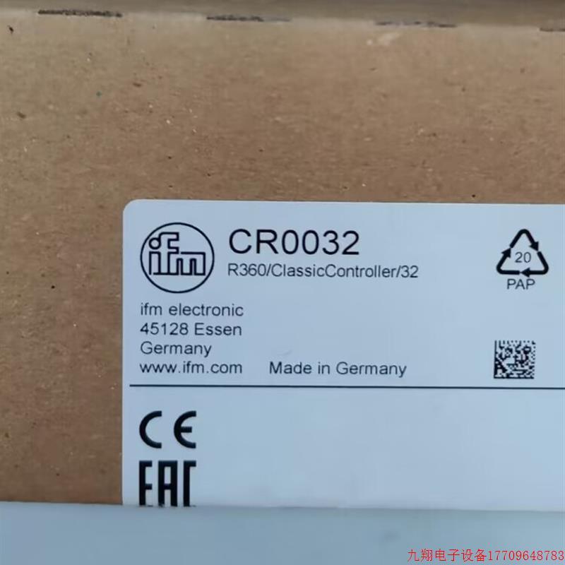 拍前询价:IFM CR0020  CR0032 CR0452 CR0451 全新原装正品易福