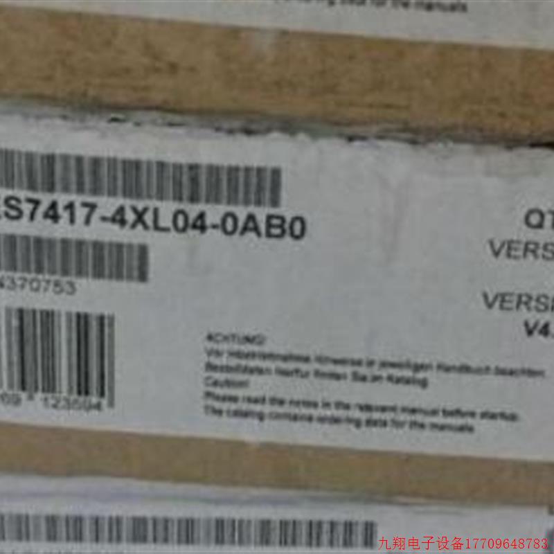拍前询价: CPU 4176ES7417-4XL04-0AB0 原装6ES7 417-4XL07-0AB0