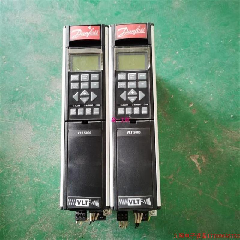 拍前询价:议价丹佛斯VLT5000频器拆VLT50 02PT5B20STR3DLF变10A0