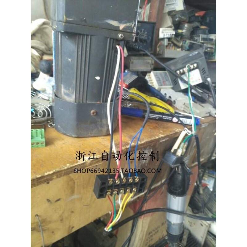 拍前询价：二手 60W减速电机微特微 VTV速比30。一分钟1-45转