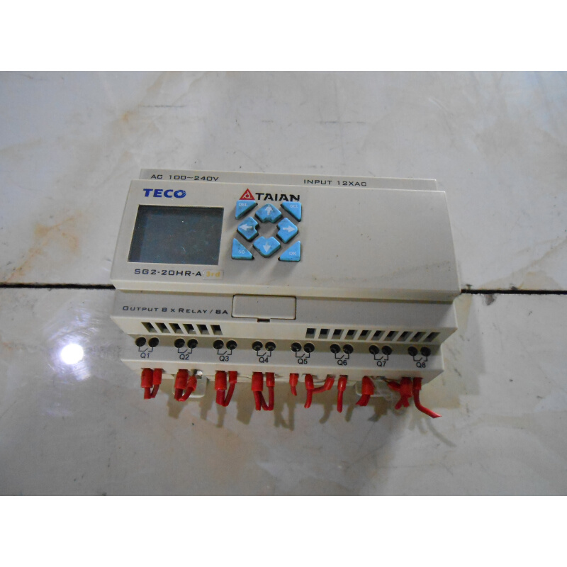 拍前询价：二手拆机 台安 PLC 可编程控制器 SG2-20HR-A 实物图