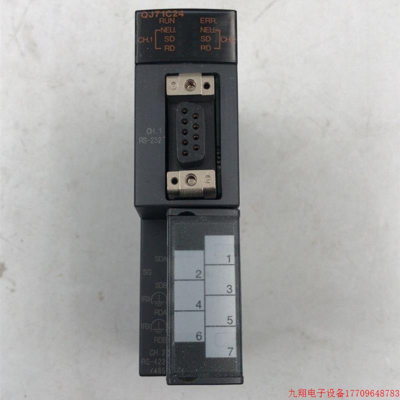 拍前询价:原装拆机三菱Q系列可编程控制器模块QJ71C24 实物所拍
