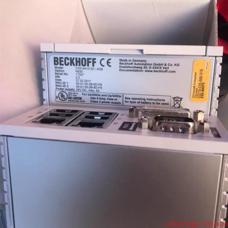 拍前询价:倍福模块 型号:CX5140-0125,全新 型号齐全欢迎询价