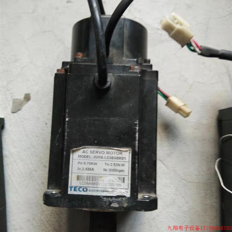 拍前询价:TECO 伺服电机 JSMA-LC08ABK01