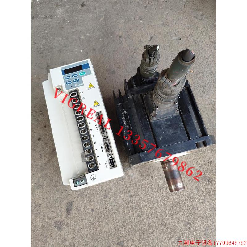 拍前询价:台达3kw伺服驱动ASD-A3023MA电机ASMT30M250AK原装拆机