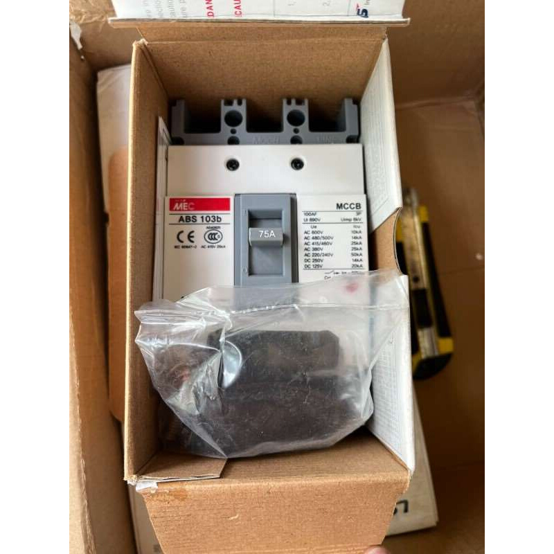 拍前询价：LS塑壳断路器ABS103B空气开关原厂原包装需要询价