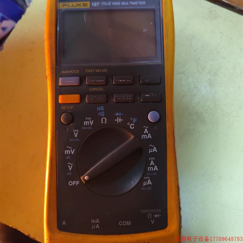 拍前询价:(议价)FLUKE  187万用表,议价