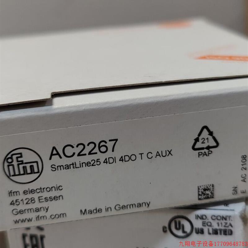拍前询价:IFM AC2267 AC2403 AC2410 AC2411 全新原装正品易福门