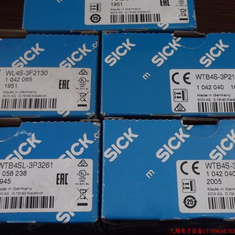 拍前询价:现货SICK全新传感器WTB4S-3P2161 WTB4SL-3P3261 WL4S-