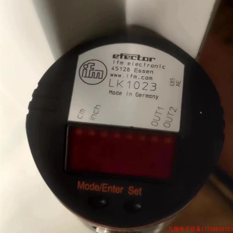 拍前询价:IFM易福门LK1022 LK1023 LK1024 电子液位传感器全新进
