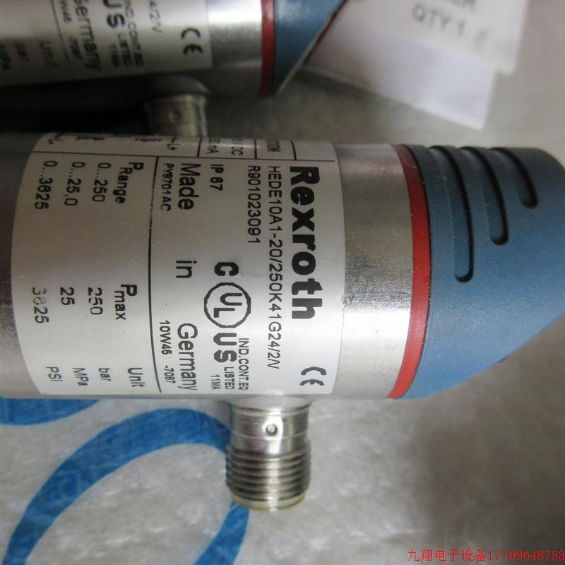 拍前询价:A028*拆机正品力士乐 HEDE10A1-20/250K41G24/2/V R901