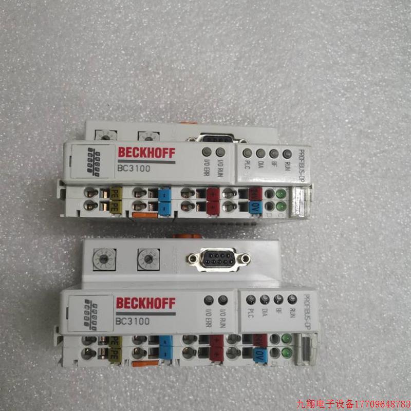 拍前询价:A027*原装拆机倍福BECKHOFF模块 BC3100 实物拍摄 现货