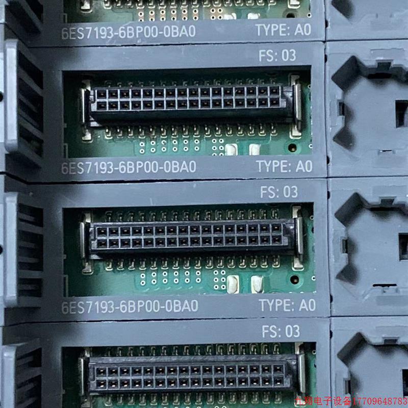 拍前询价:6ES7 193-6BP00-0BA0,现货83个,成色充新