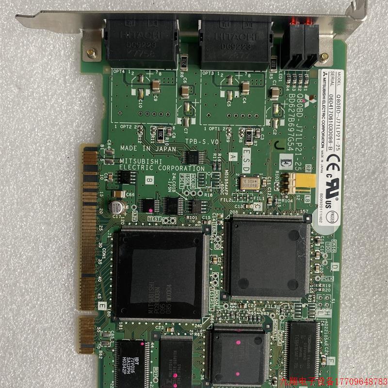 拍前询价:三菱Q80BD-J71LP21-25光纤环形卡BD627B697G54议价议价