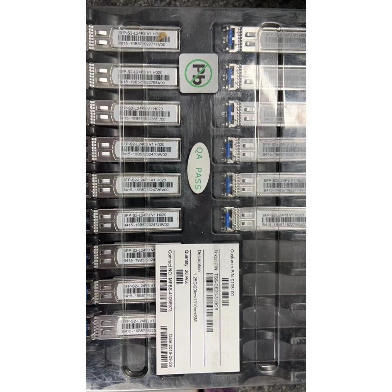 拍前询价：（议价）迈普SFP-S2-L24P3 V1 H020千兆单模双纤20