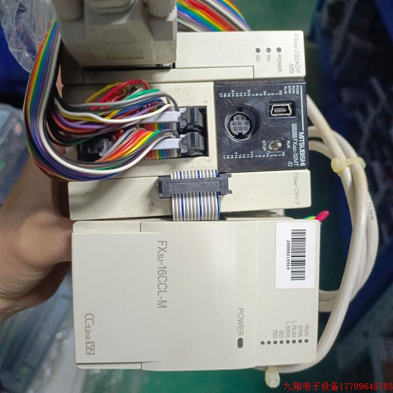 拍前询价:原装二手拆机三菱九成新FX3U-232ADP-MB/FX3G